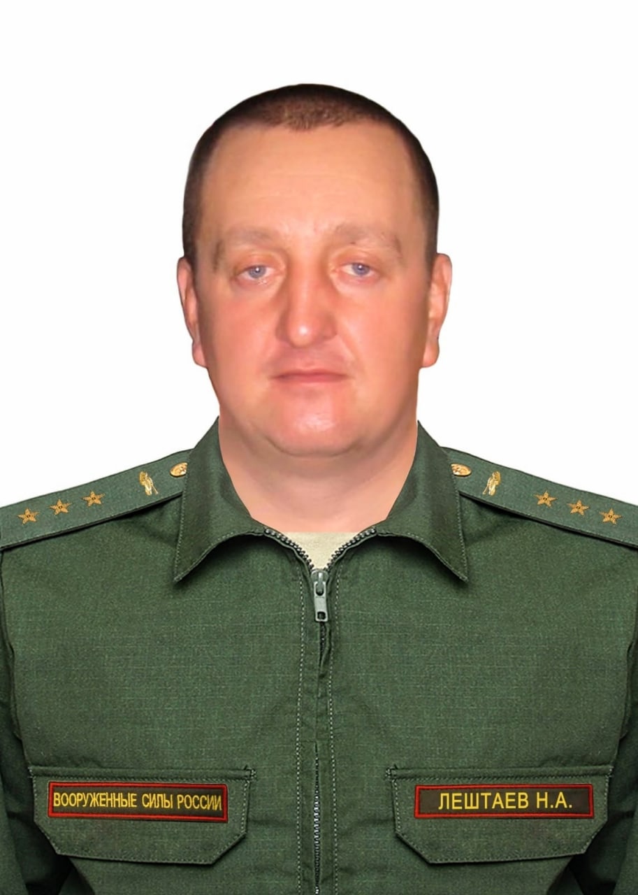 Фотография Лештаев Николай Александрович, погибший солдат СВО