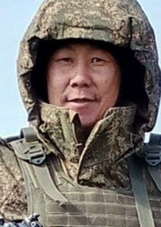 Фотография Васильев Жаргал Энкеевич, погибший солдат СВО